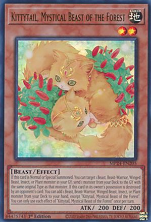 Image of Kittytail, Mystical Beast of the Forest [MP24-EN205] Ultra Rare