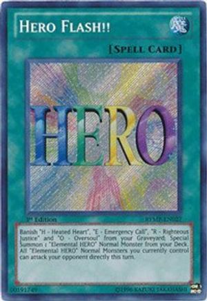 Image of Hero Flash!! [RYMP-EN027] Secret Rare