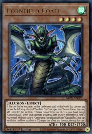 Image of Cornfield Coatl [MP24-EN207] Ultra Rare