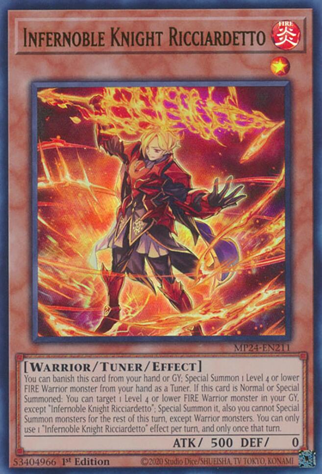 Image of Infernoble Knight Ricciardetto [MP24-EN211] Ultra Rare