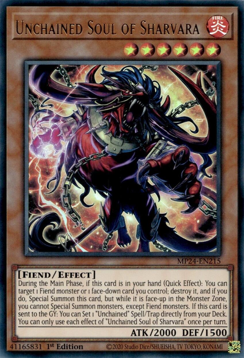 Image of Unchained Soul of Sharvara [MP24-EN215] Ultra Rare