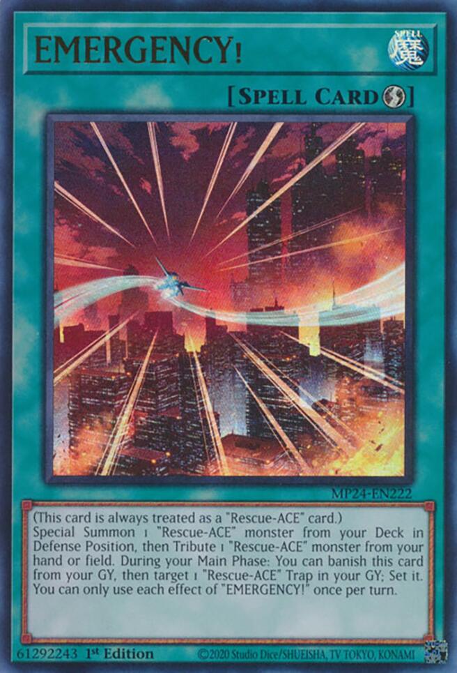 Image of EMERGENCY! [MP24-EN222] Ultra Rare