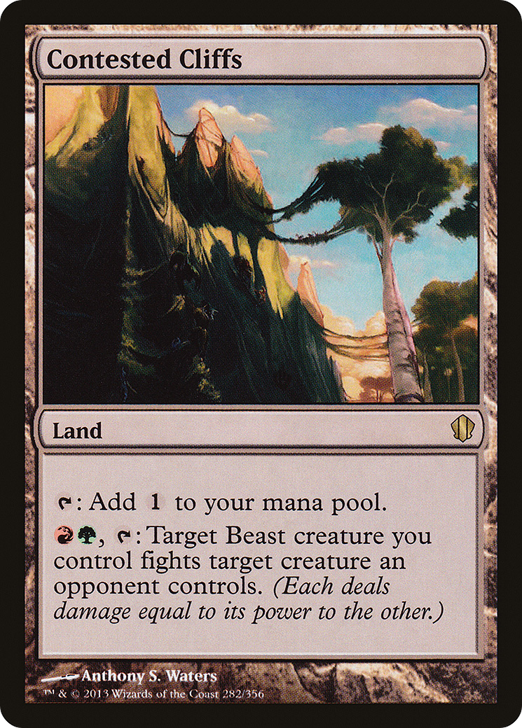 Image of Contested Cliffs [Commander 2013]