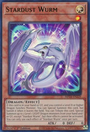 Image of Stardust Wurm [MP24-EN229] Ultra Rare