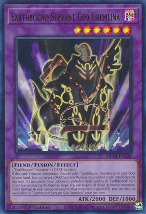 Image of Earthbound Servant Geo Gremlina [MP24-EN238] Ultra Rare