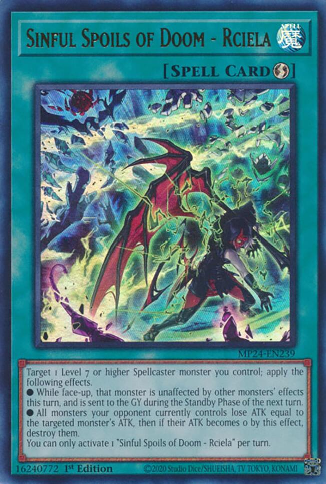 Image of Sinful Spoils of Doom - Rciela [MP24-EN239] Ultra Rare