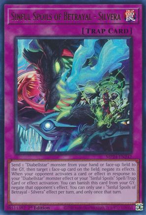 Image of Sinful Spoils of Betrayal - Silvera [MP24-EN242] Ultra Rare