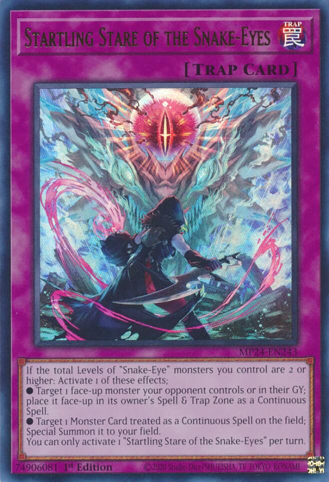 Image of Startling Stare of the Snake-Eyes [MP24-EN243] Ultra Rare