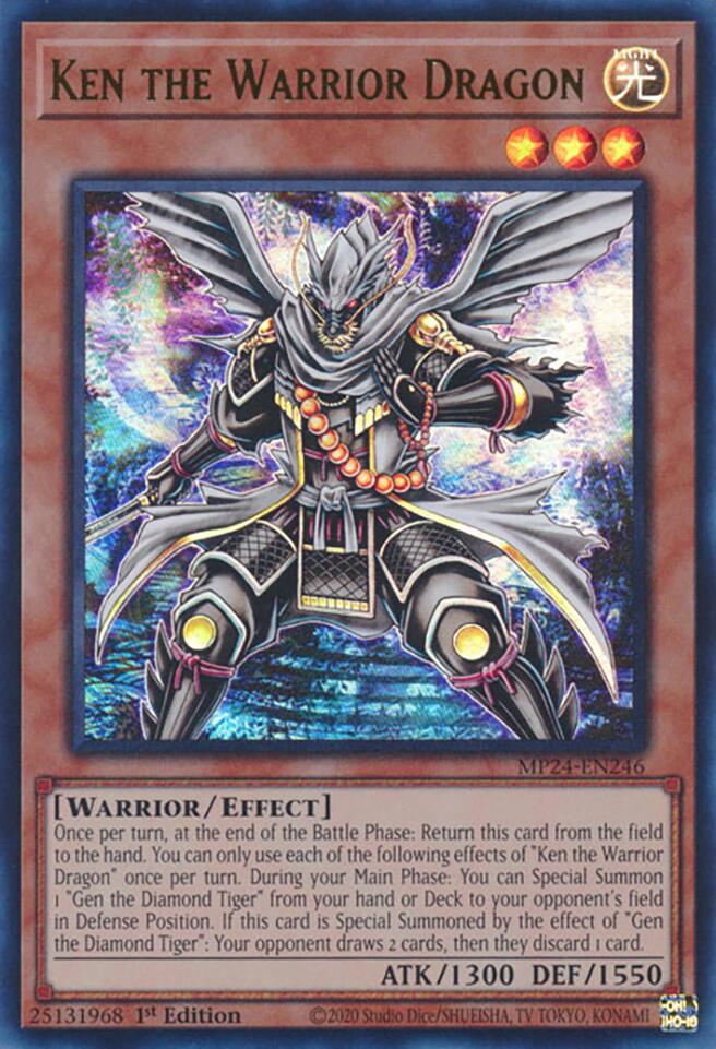 Image of Ken the Warrior Dragon [MP24-EN246] Ultra Rare