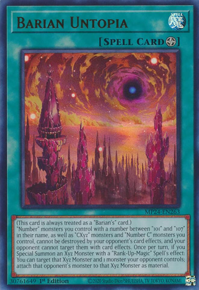 Image of Barian Untopia [MP24-EN263] Ultra Rare