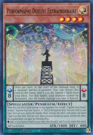 Image of Performapal Duelist Extraordinaire [MP24-EN265] Ultra Rare
