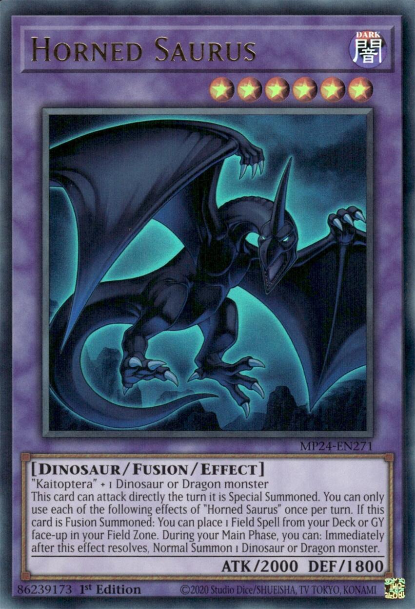 Image of Horned Saurus [MP24-EN271] Ultra Rare