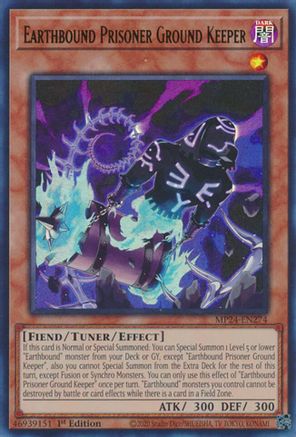 Image of Earthbound Prisoner Ground Keeper [MP24-EN274] Ultra Rare