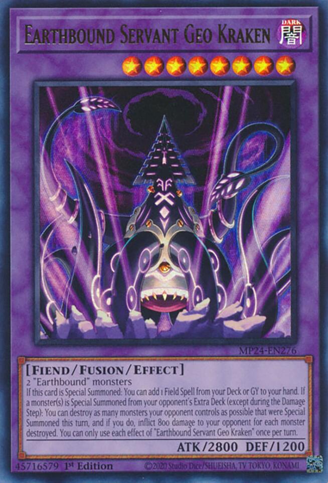Image of Earthbound Servant Geo Kraken [MP24-EN276] Ultra Rare