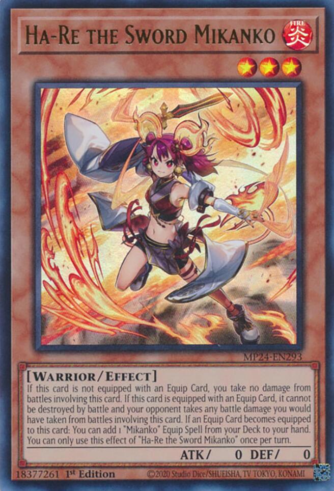Image of Ha-Re the Sword Mikanko [MP24-EN293] Ultra Rare