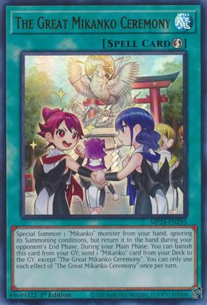 Image of The Great Mikanko Ceremony [MP24-EN295] Ultra Rare