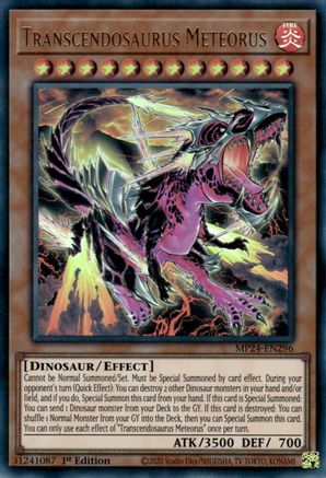 Image of Transcendosaurus Meteorus [MP24-EN296] Ultra Rare