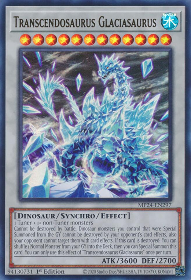 Image of Transcendosaurus Glaciasaurus [MP24-EN297] Ultra Rare