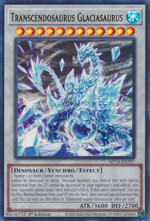 Image of Transcendosaurus Glaciasaurus [MP24-EN297] Ultra Rare