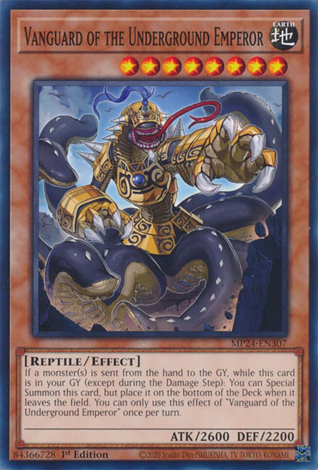Image of Vanguard of the Underground Emperor [MP24-EN307] Common