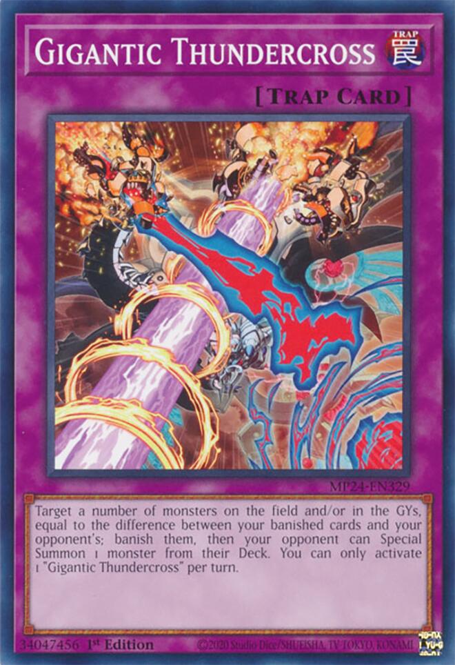 Image of Gigantic Thundercross [MP24-EN329] Common
