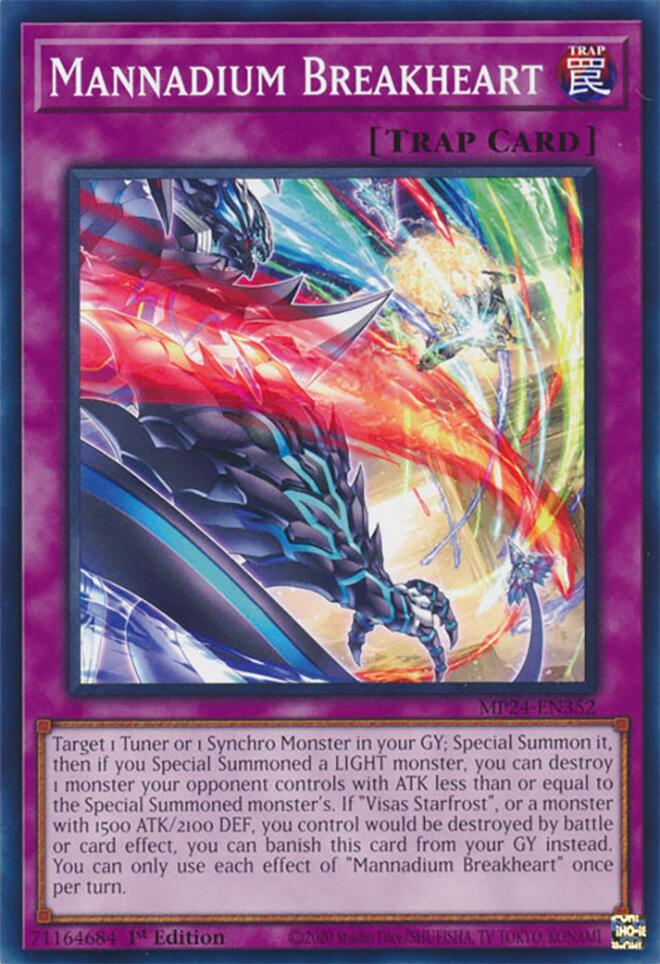 Image of Mannadium Breakheart [MP24-EN352] Common