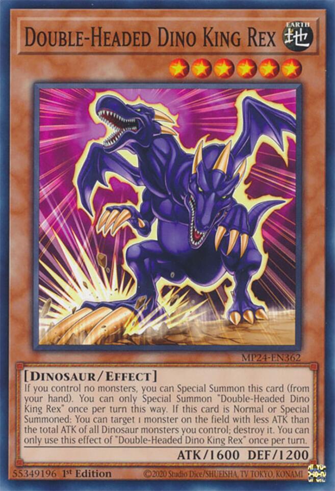 Image of Double-Headed Dino King Rex [MP24-EN362] Common