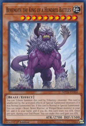 Image of Behemoth the King of a Hundred Battles [MP24-EN364] Common