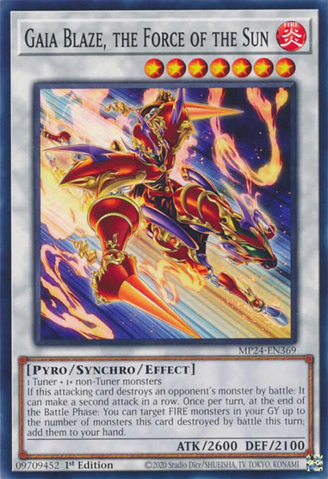 Image of Gaia Blaze, the Force of the Sun [MP24-EN369] Common