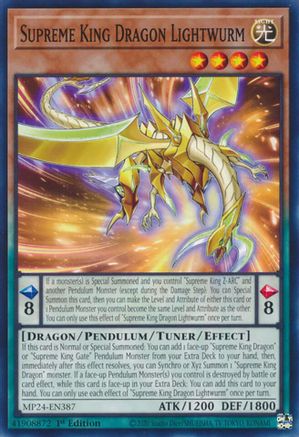 Image of Supreme King Dragon Lightwurm [MP24-EN387] Common