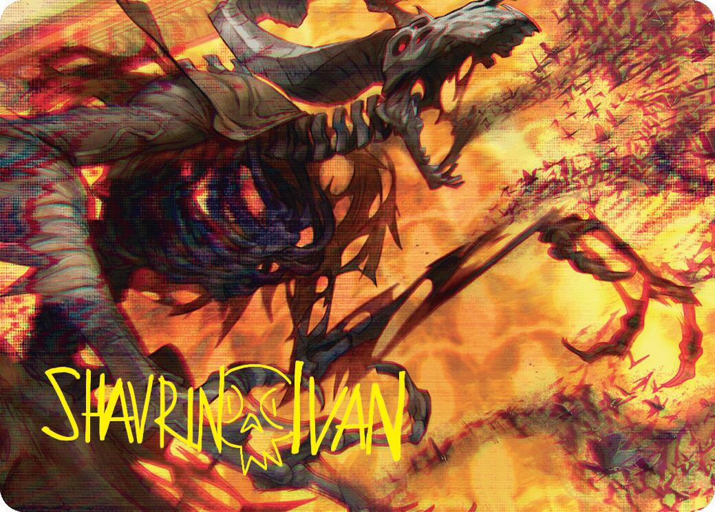 Image of Unwanted Remake Art Card (Gold-Stamped Signature) [Duskmourn: House of Horror Art Series]