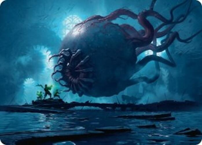 Image of Abhorrent Oculus Art Card [Duskmourn: House of Horror Art Series]
