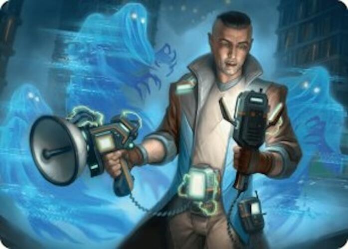 Image of Paranormal Analyst Art Card [Duskmourn: House of Horror Art Series]