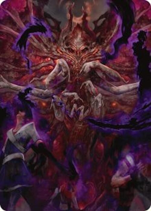 Image of Damnation Art Card [Duskmourn: House of Horror Art Series]