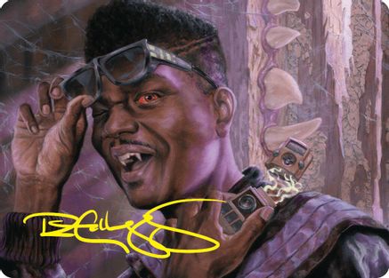 Image of Dashing Bloodsucker Art Card (Gold-Stamped Signature) (ASDSK-006) - Art Series: Duskmourn: House of Horror