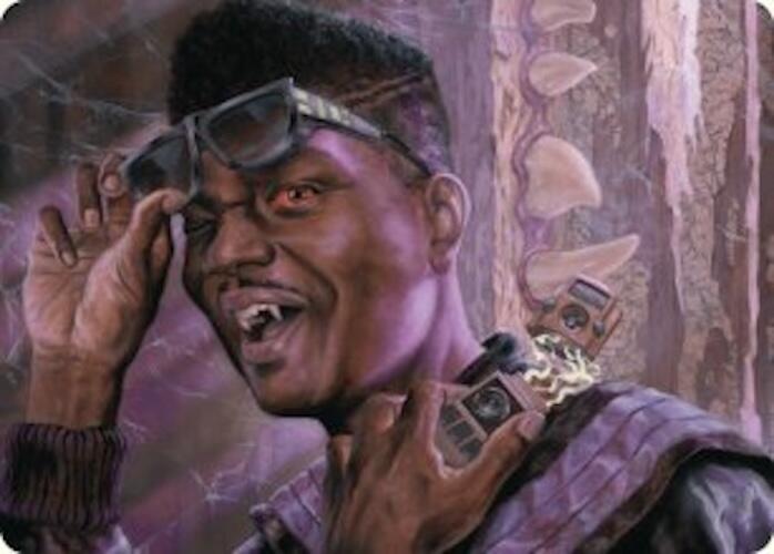 Image of Dashing Bloodsucker Art Card [Duskmourn: House of Horror Art Series]