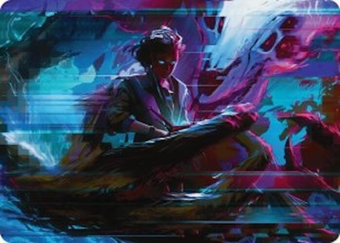 Image of Demonic Counsel Art Card (32/54) [Duskmourn: House of Horror Art Series]