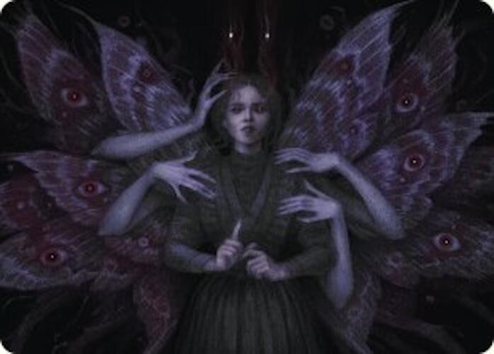 Image of Demonic Counsel Art Card (7/54) [Duskmourn: House of Horror Art Series]