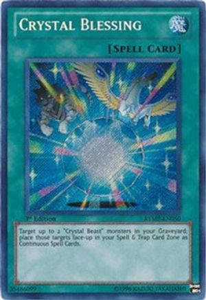 Image of Crystal Blessing [RYMP-EN050] Secret Rare