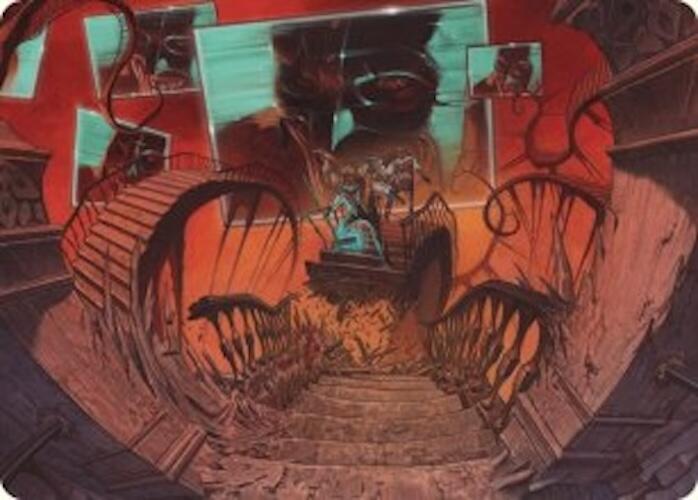 Image of Let's Play a Game Art Card [Duskmourn: House of Horror Art Series]