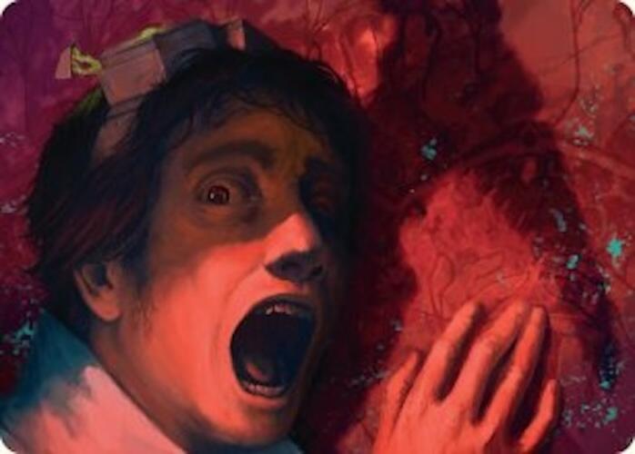 Image of Murder Art Card [Duskmourn: House of Horror Art Series]