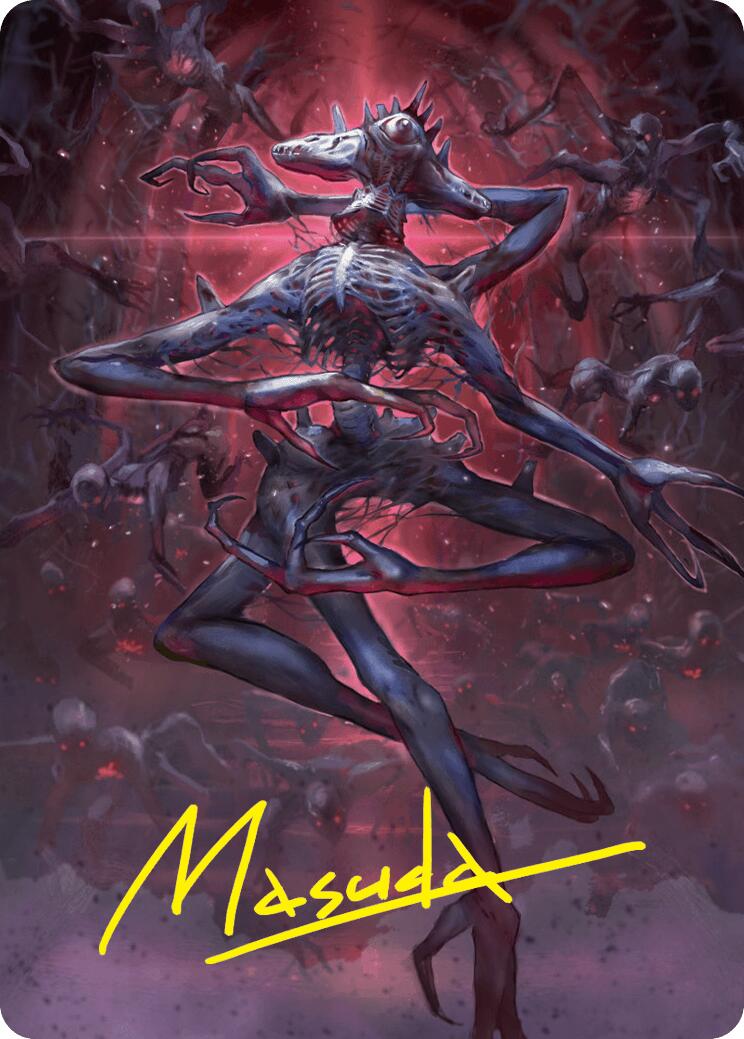 Image of Overlord of the Balemurk Art Card (Gold-Stamped Signature) [Duskmourn: House of Horror Art Series]