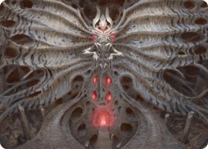 Image of Valgavoth, Terror Eater Art Card [Duskmourn: House of Horror Art Series]