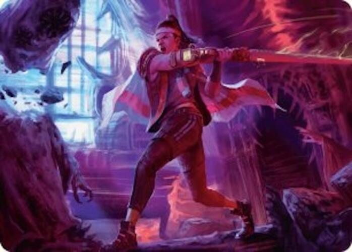 Image of Diversion Specialist Art Card [Duskmourn: House of Horror Art Series]
