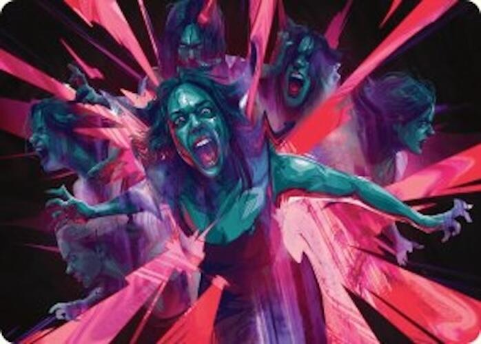 Image of Waltz of Rage Art Card [Duskmourn: House of Horror Art Series]