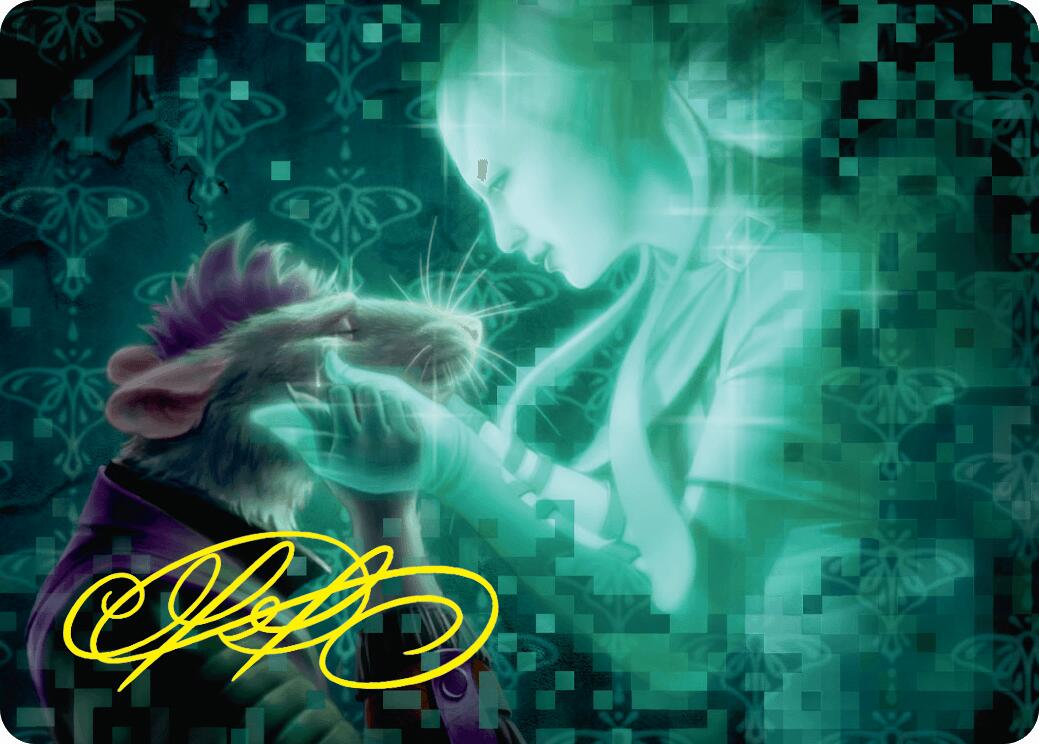 Image of Cathartic Parting Art Card (Gold-Stamped Signature) [Duskmourn: House of Horror Art Series]