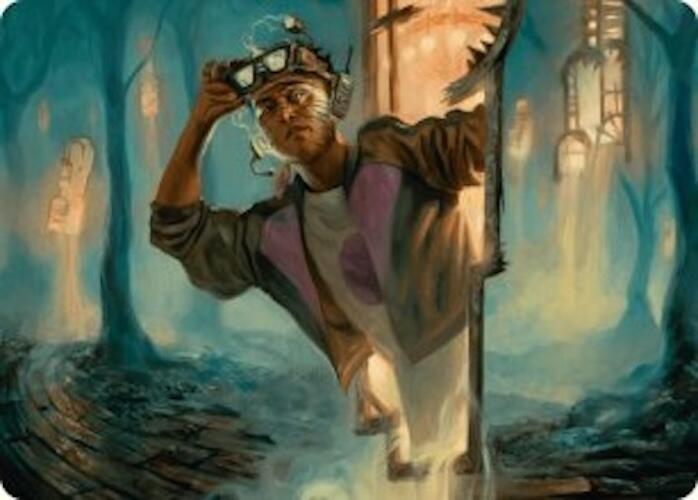 Image of House Cartographer Art Card [Duskmourn: House of Horror Art Series]