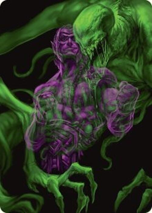 Image of Tyvar, the Pummeler Art Card [Duskmourn: House of Horror Art Series]