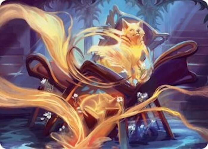 Image of Inquisitive Glimmer Art Card [Duskmourn: House of Horror Art Series]
