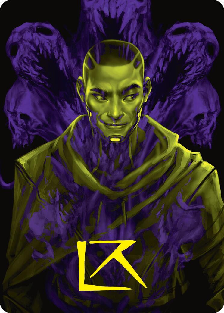 Image of Kaito, Bane of Nightmares Art Card (Gold-Stamped Signature) [Duskmourn: House of Horror Art Series]
